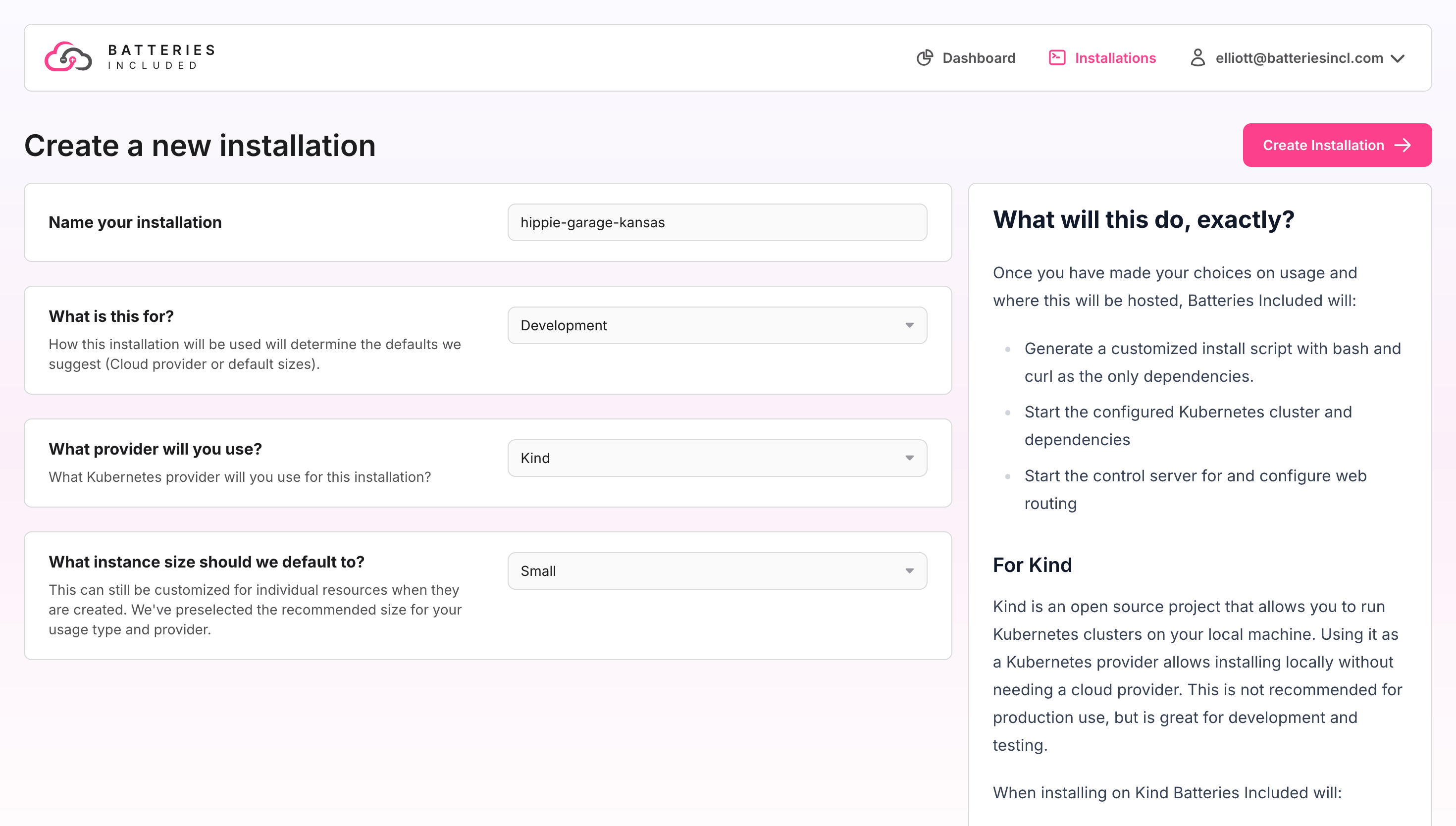 Batteries Included: A modern DevOps platform built for one-click deployments, Postgres to RAG stacks image